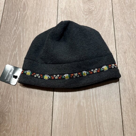 George Factory- Jacquard Back Cinch Hat – Grey Fleece - Picture 2 of 2